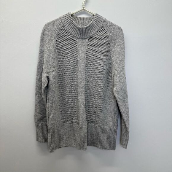 Victor Alfaro
Grey Mesh Front Sweater 💝 - Picture 6 of 11